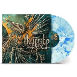 LAMB OF GOD - Omens - WHITE/SKY BLUE MARBLED LP