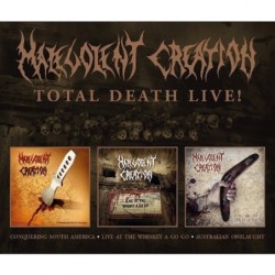 MALEVOLENT CREATION - Total Death Live - 3CD