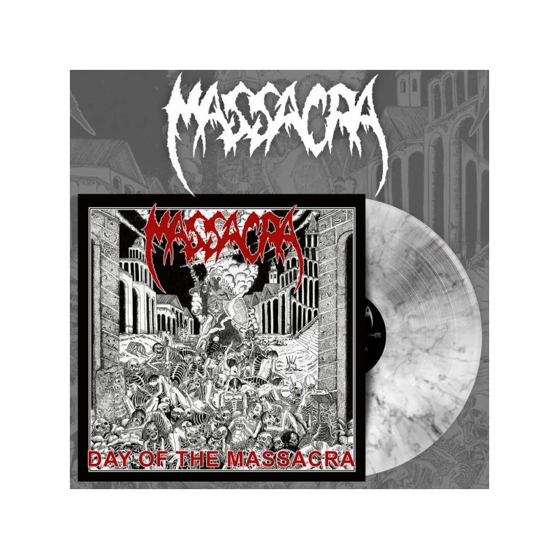 MASSACRA - Day Of The Massacra - WHITE/BLACK MARBLE LP