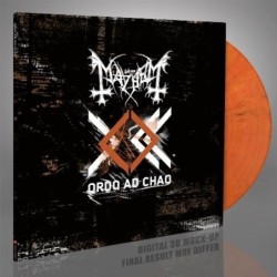 MAYHEM - Ordo Ad Chao - YELLOW & RED MARBLED LP