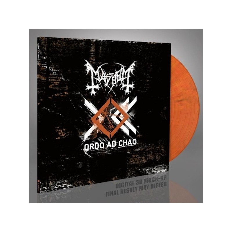 MAYHEM - Ordo Ad Chao - YELLOW & RED MARBLED LP