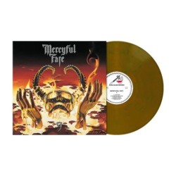 MERCYFUL FATE - 9 - YELLOW OCHRE WITH BLUE SWIRL LP
