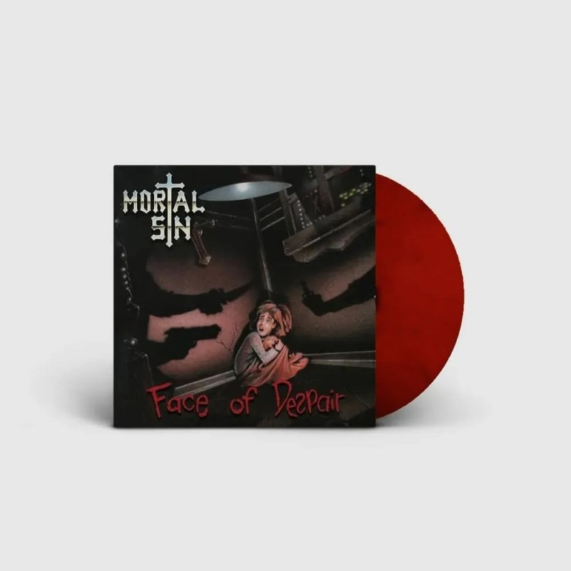 MORTAL SIN - Face Of Despair - DARK RED LP