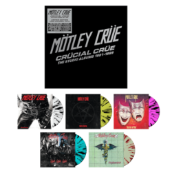 MÖTLEY CRÜE - Crücial Crüe - The Studio Albums 1981-1989 - BOX 5LP