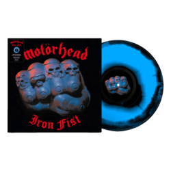 MOTÖRHEAD - Iron Fist - BLUE & BLACK SWIRL LP