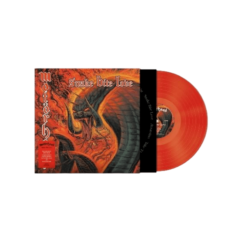 MOTÖRHEAD - Snake Bite Love - TRANSPARENT RED LP