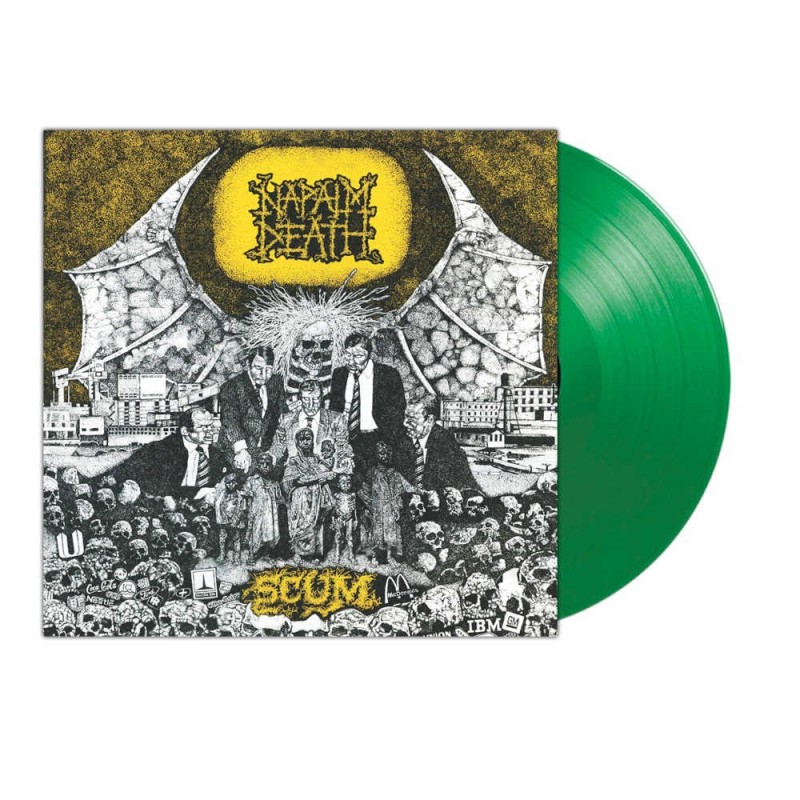 NAPALM DEATH - Scum - GREEN LP