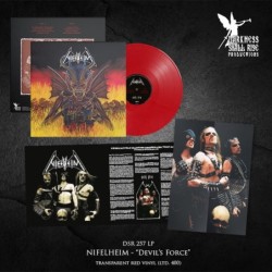 NIFELHEIM - Devil's Force - TRANSPARENT RED LP