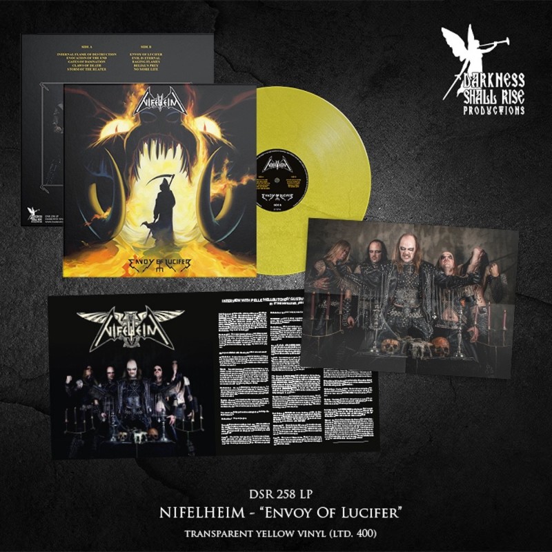NIFELHEIM - Envoy Of Lucifer - TRANSPARENT YELLOW LP