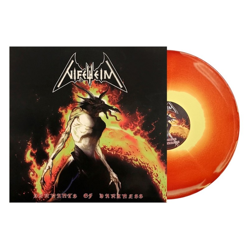 NIFELHEIM - Servants Of Darkness - ORANGE / RED SWIRL LP