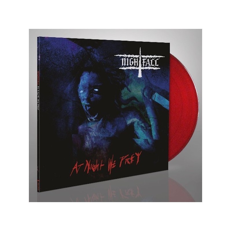 NIGHTFALL - At Night We Prey - TRANSPARENT RED LP
