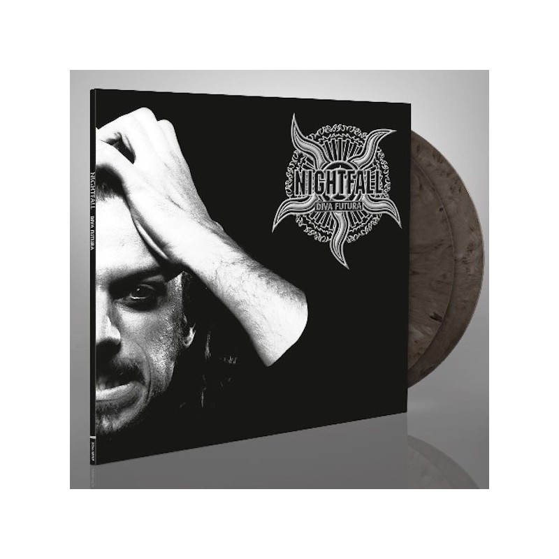 NIGHTFALL - Diva Futura - SILVER & BLACK MARBLED 2LP