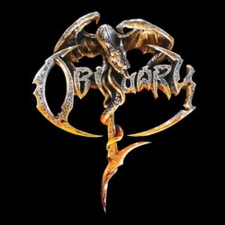 OBITUARY - Obituary - BLACK AND HALLOWEEN ORANGE GALAXY MERGE LP