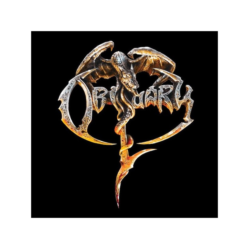 OBITUARY - Obituary - BLACK AND HALLOWEEN ORANGE GALAXY MERGE LP