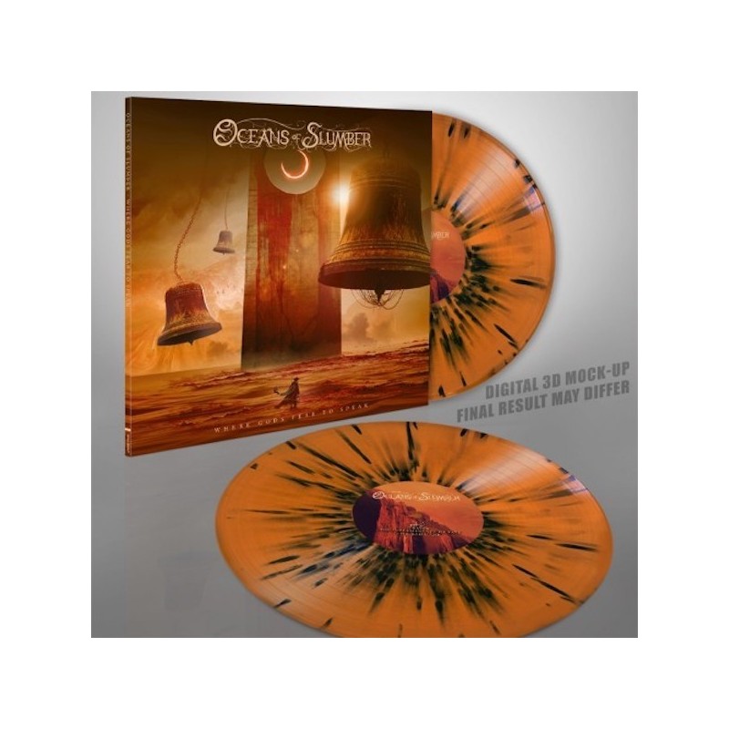 OCEANS OF SLUMBER - Where Gods Fear To Speak - ORANGE WITH BLACK SPLATTERS 2LP