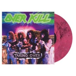 OVERKILL - Taking Over - PINK MARBLE LP