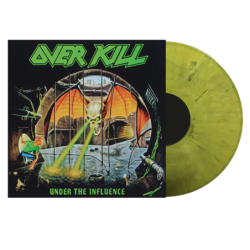 OVERKILL - Under The Influence - YELLOW MARBLE LP