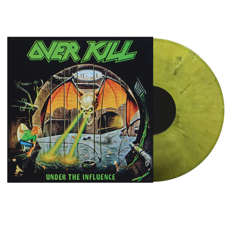 OVERKILL - Under The Influence - YELLOW MARBLE LP