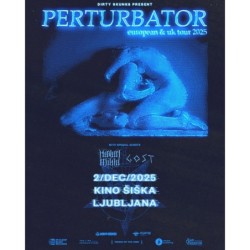 PERTURBATOR, KÆLAN MIKLA, GOST - Ljubljana, 02.12.2025 - TICKET