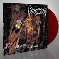 PESSIMIST - Blood For The Gods - RED & BLACK MARBLED LP