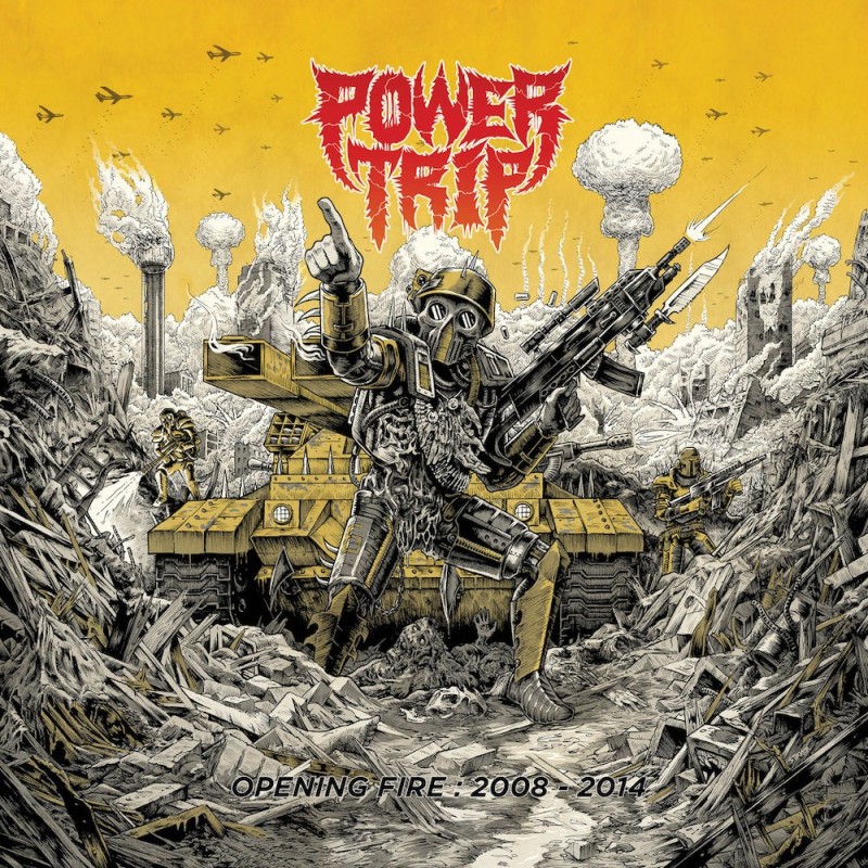 POWER TRIP - Opening Fire: 2008-2014 - COKE BOTTLE CLEAR LP