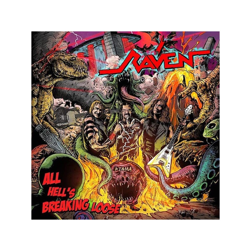 RAVEN - All Hell's Breaking Loose - LP