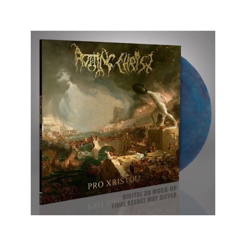 ROTTING CHRIST - Pro Xristou - CRYSTAL CLEAR, RED & BLUE MIXED LP