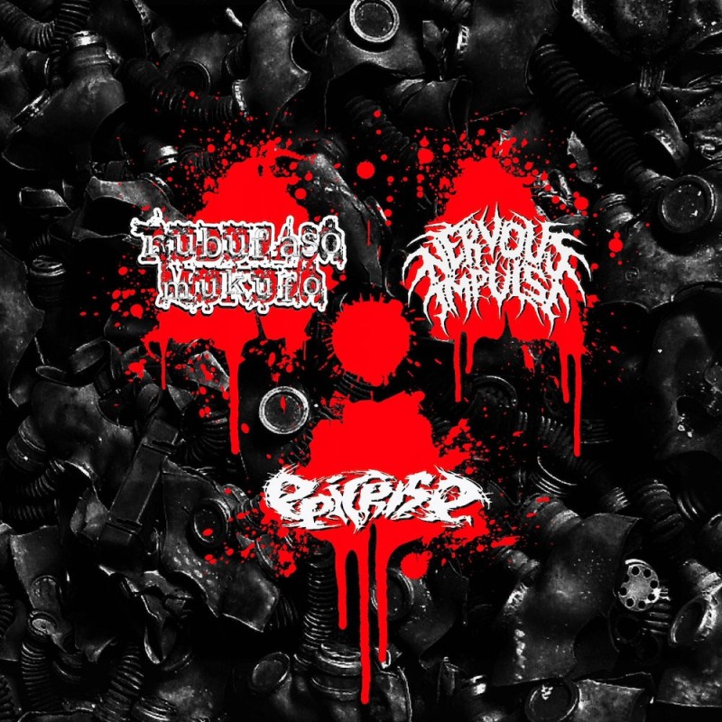 RUBUFASO MUKUFO / NERVOUS IMPULSE / EPICRISE - Atomic Grind 3 Way - CD