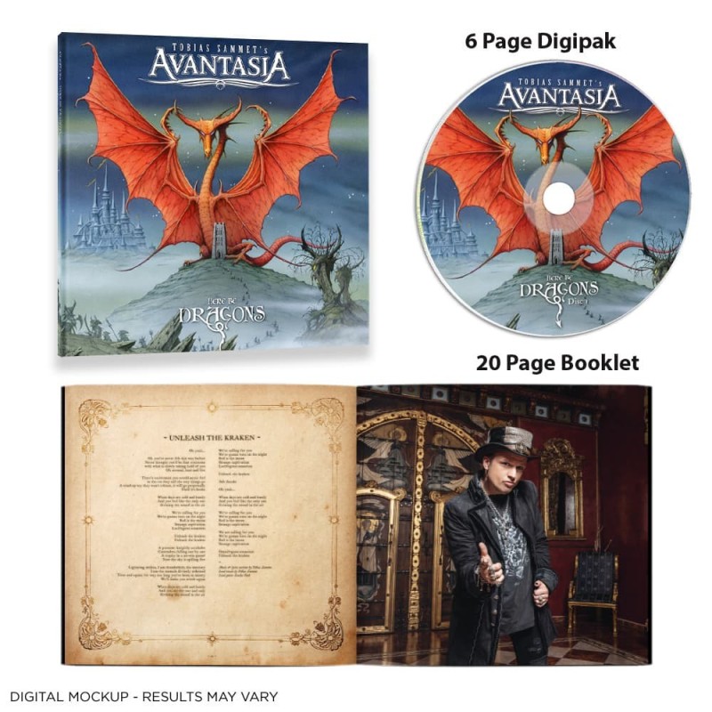 AVANTASIA - Here Be Dragons - DIGI CD