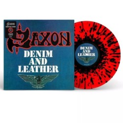 SAXON - Denim And Leather - SPLATTER LP