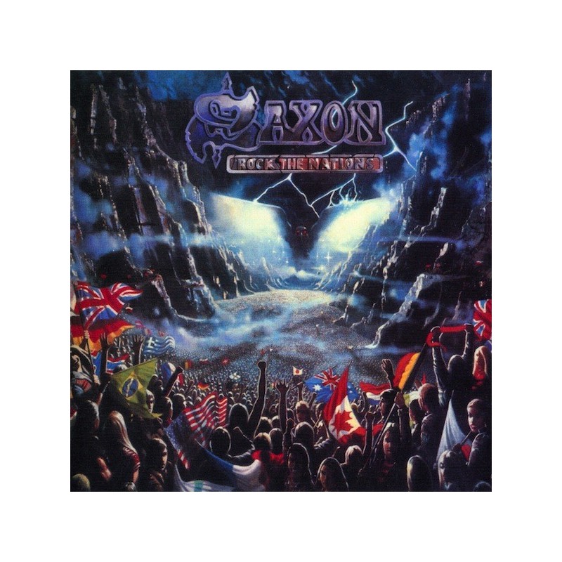 SAXON - Rock The Nations - RED / WHITE / BLUE TRI-COLOUR VINYL LP
