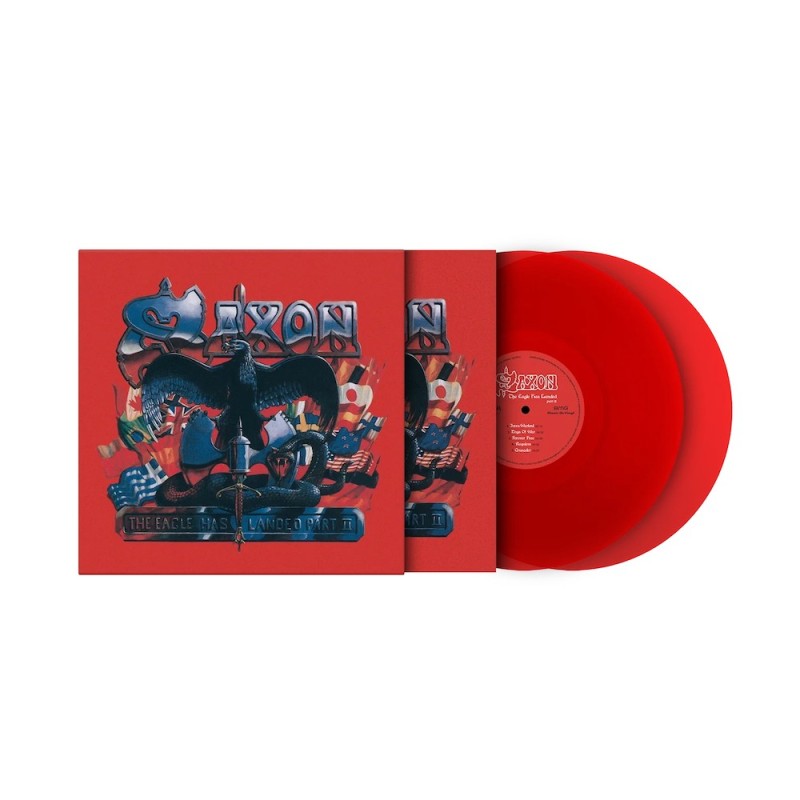 SAXON - The Eagle Has Landed Part II - TRANSLUCENT RED 2LP