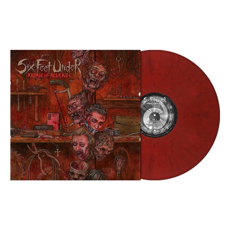 SIX FEET UNDER - Killing For Revenge - BLOOD MARBLED LP
