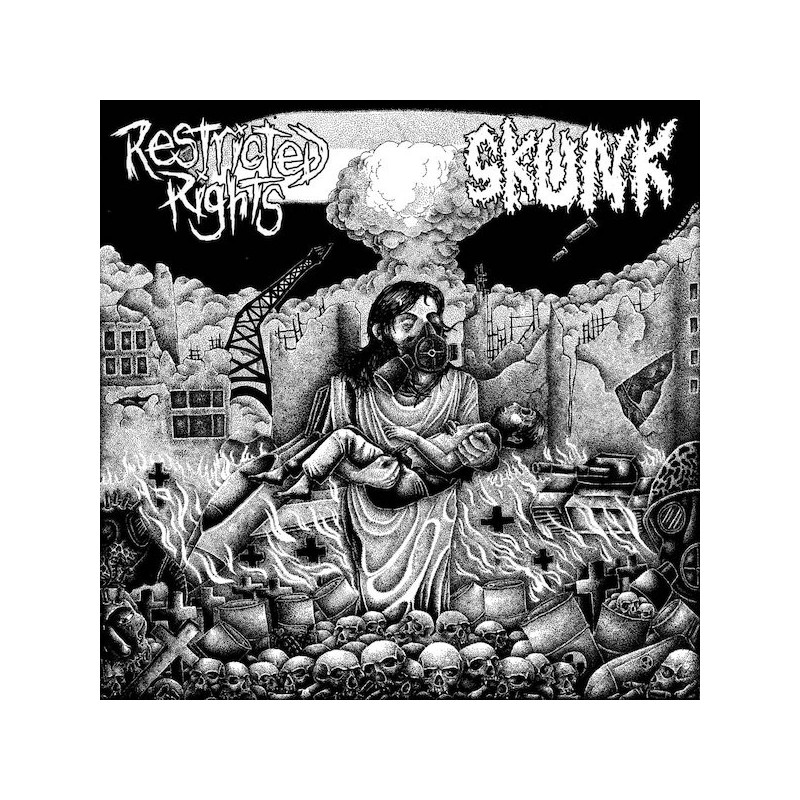 SKUNK / RESTRICTED RIGHTS - Split - 7"EP