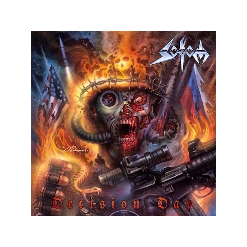 SODOM - Decision Day - MARBLED YELLOW/RED LP