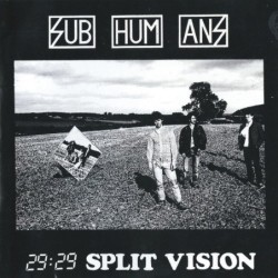 SUBHUMANS - 29:29 Split Vision - RED LP