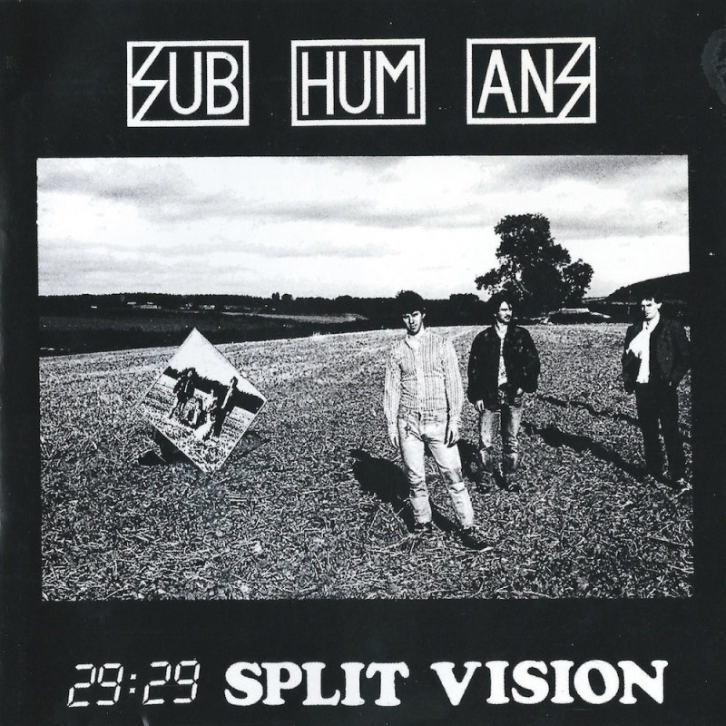 SUBHUMANS - 29:29 Split Vision - RED LP