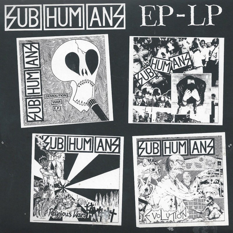 SUBHUMANS - EP-LP - RED LP