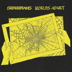 SUBHUMANS - Worlds Apart - RED LP