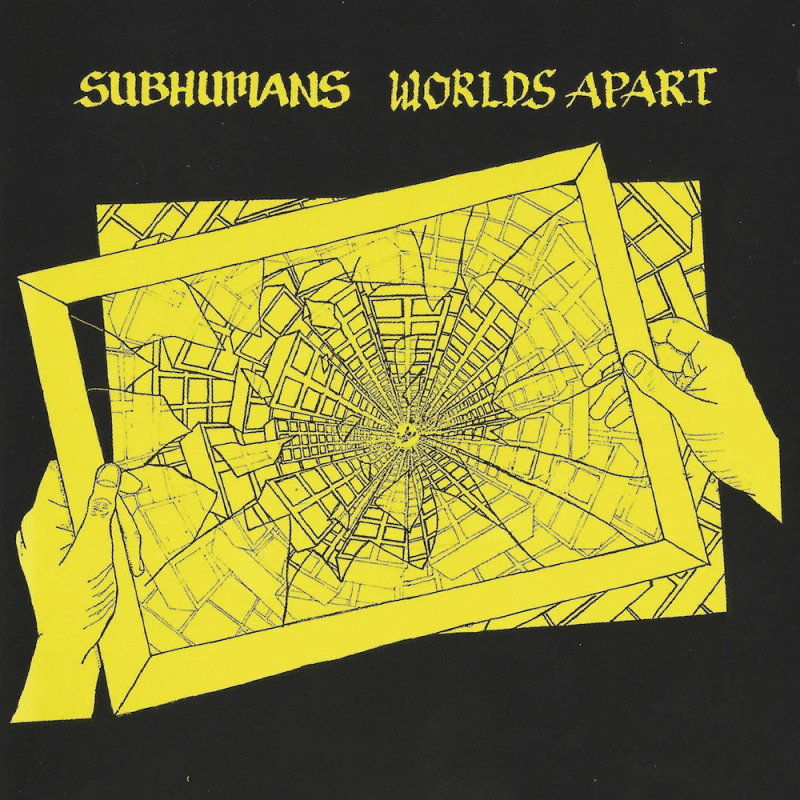 SUBHUMANS - Worlds Apart - RED LP