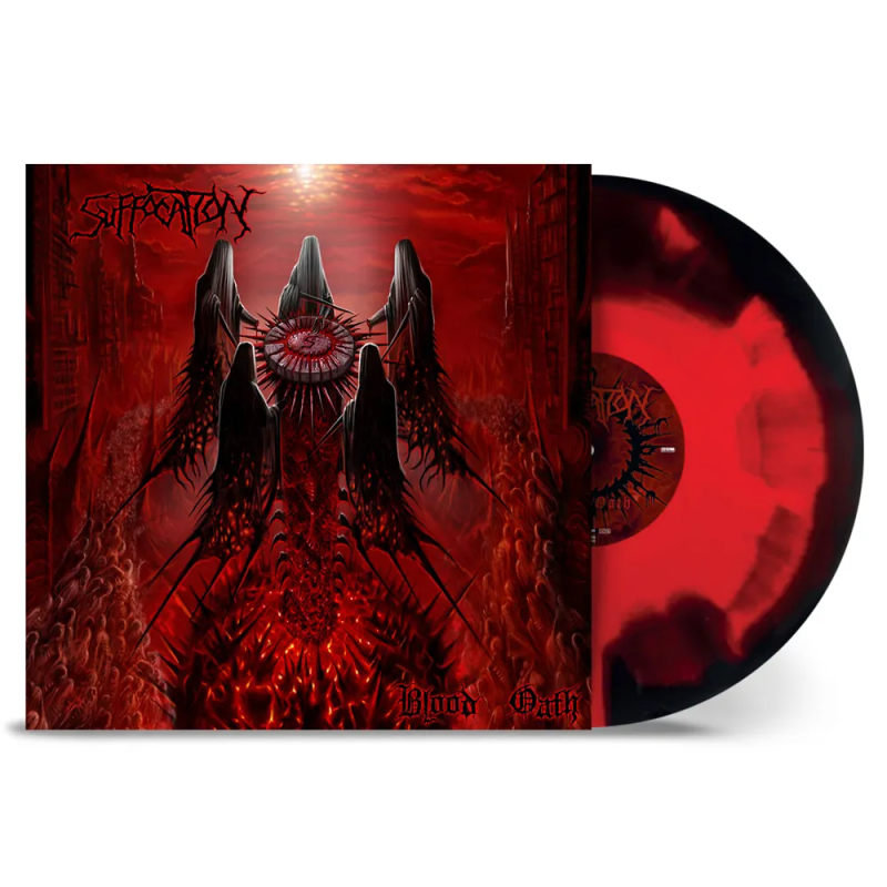 SUFFOCATION - Blood Oath - RED/BLACK CORONA LP