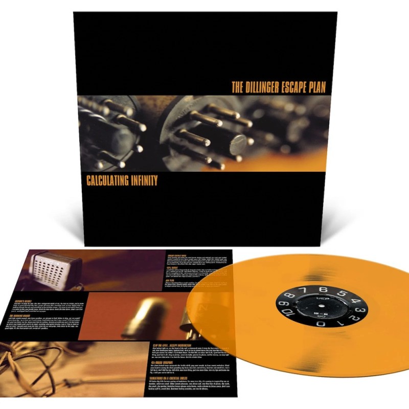 THE DILLINGER ESCAPE PLAN - Calculating Infiniy - CLEAR ORANGE LP