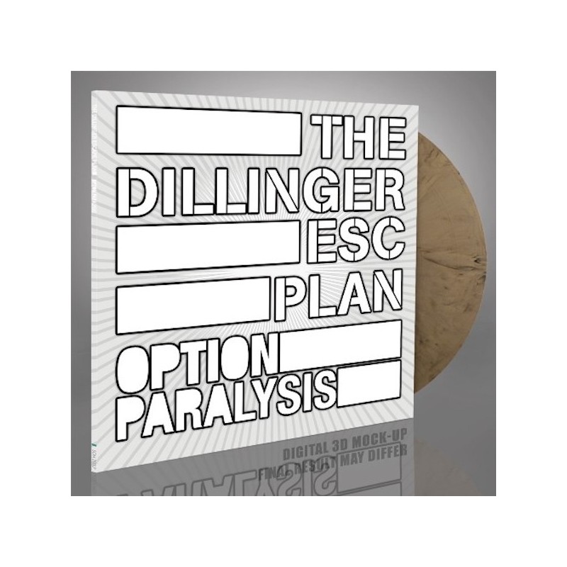 THE DILLINGER ESCAPE PLAN - Option Paralysis - GOLD & BLACK MARBLED LP