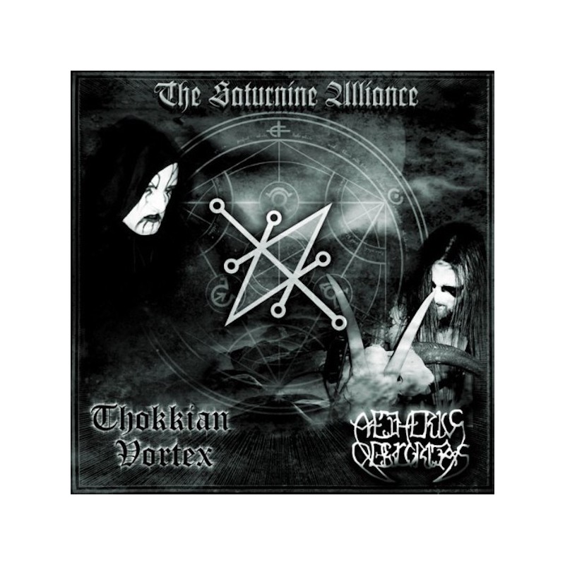 THOKKIAN VORTEX / AETHERIUS OBSCURITAS - The Saturnine Alliance - MCD
