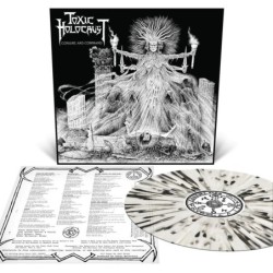 TOXIC HOLOCAUST - Conjure And Command - MILKY CLEAR WITH BLACK, WHITE AND GREY SPLATTER LP