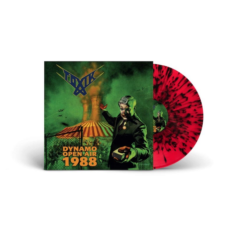 TOXIK - Dynamo Open Air 1988 - RED W/ BLACK SPLATTER LP