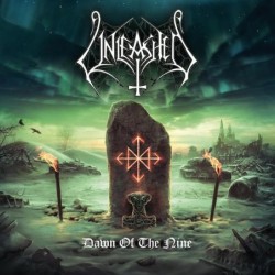 UNLEASHED - Dawn Of The Nine - GREEN W/ PURPLE & BLACK SPLATTER VINYL LP