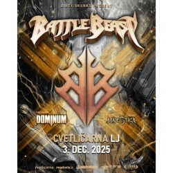 BATTLE BEAST, DOMINUM, MAJESTICA - Ljubljana, 03.12.2025 - TICKET