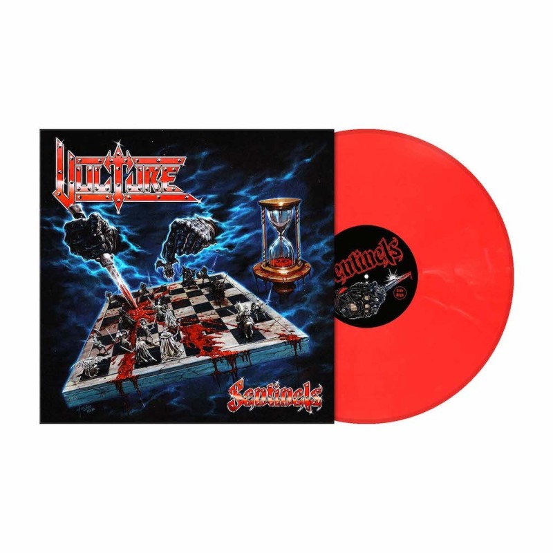 VULTURE - Sentinels - RED WHITE MARBLED LP