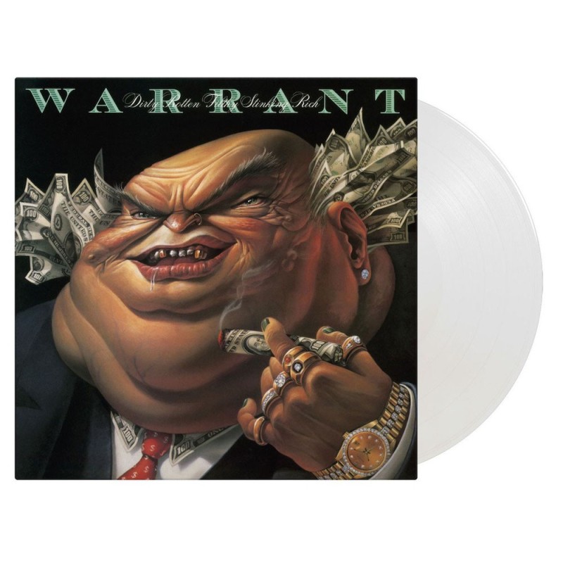 WARRANT - Dirty Rotten Filthy Stinking Rich - CRYSTAL CLEAR LP